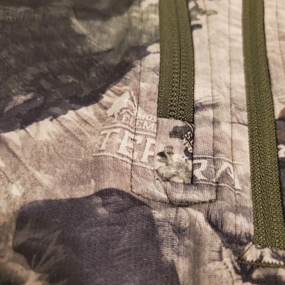NWOT Habit Mens M Mossy Oak Elements Terra Camo 1/4 Zip Hunting Scent Factor M - Picture 5 of 9